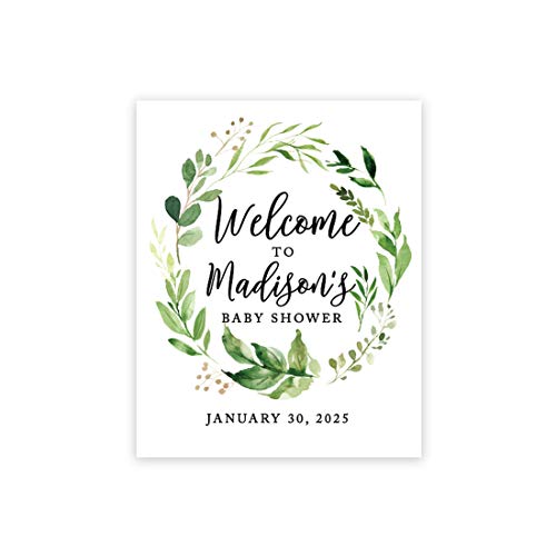 Watercolor Leaf Foliage Wreath