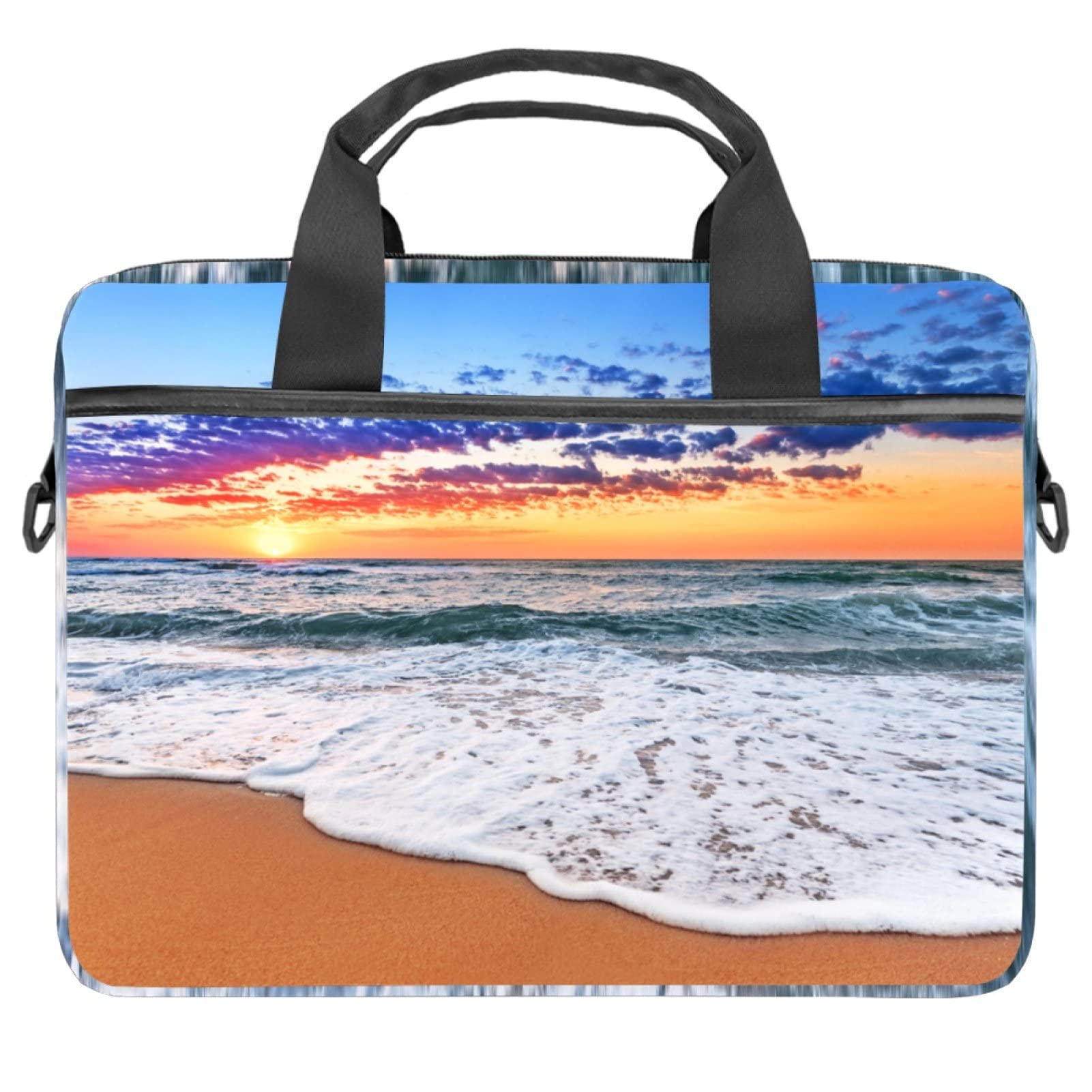 14.5 Inch Laptop & Tablet Shoulder Bag - Waterproof Carrying Case for Business Travel & School - Durable Snake Pattern Design - Fits 14-15 Inch Laptops & iPads