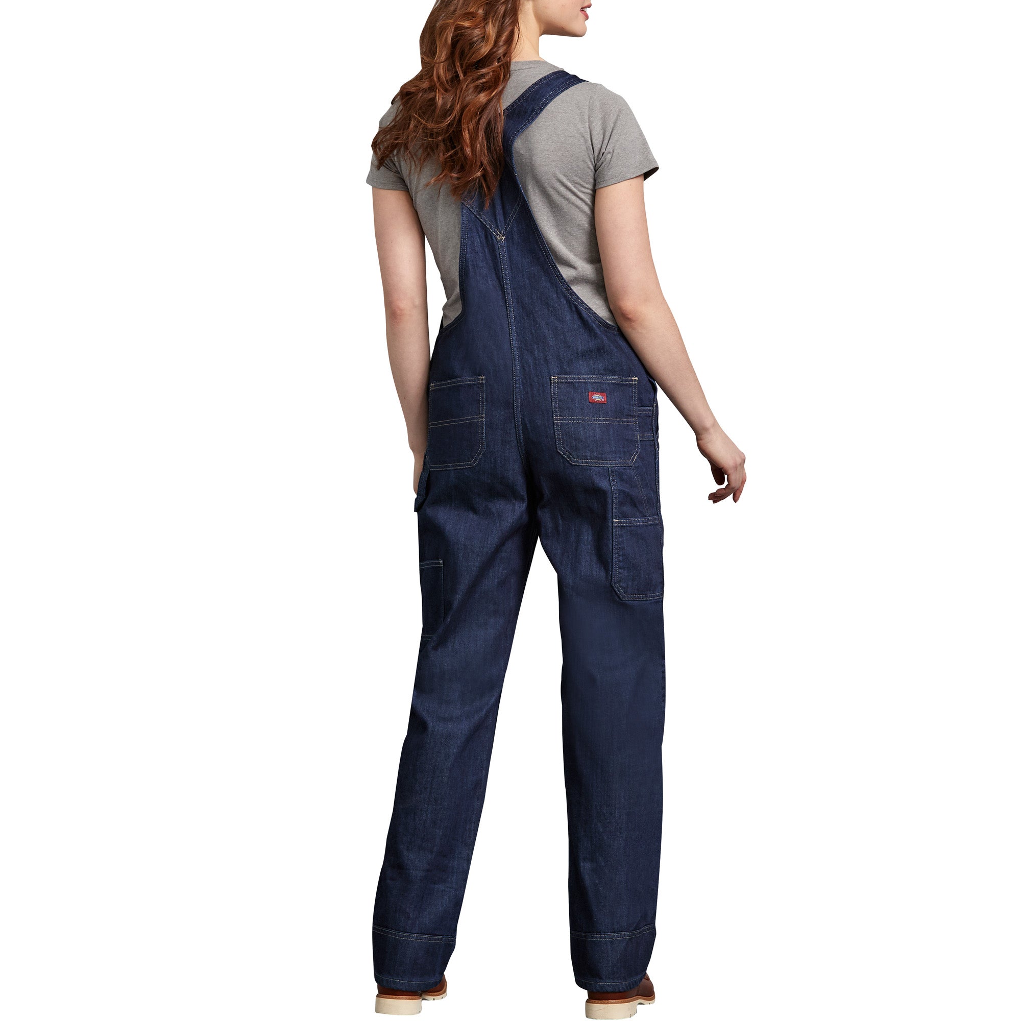Dickies Women's Denim Bib Overalls FB206 - Durable Workwear for Women - Perfect for Farming, Construction & Casual Wear