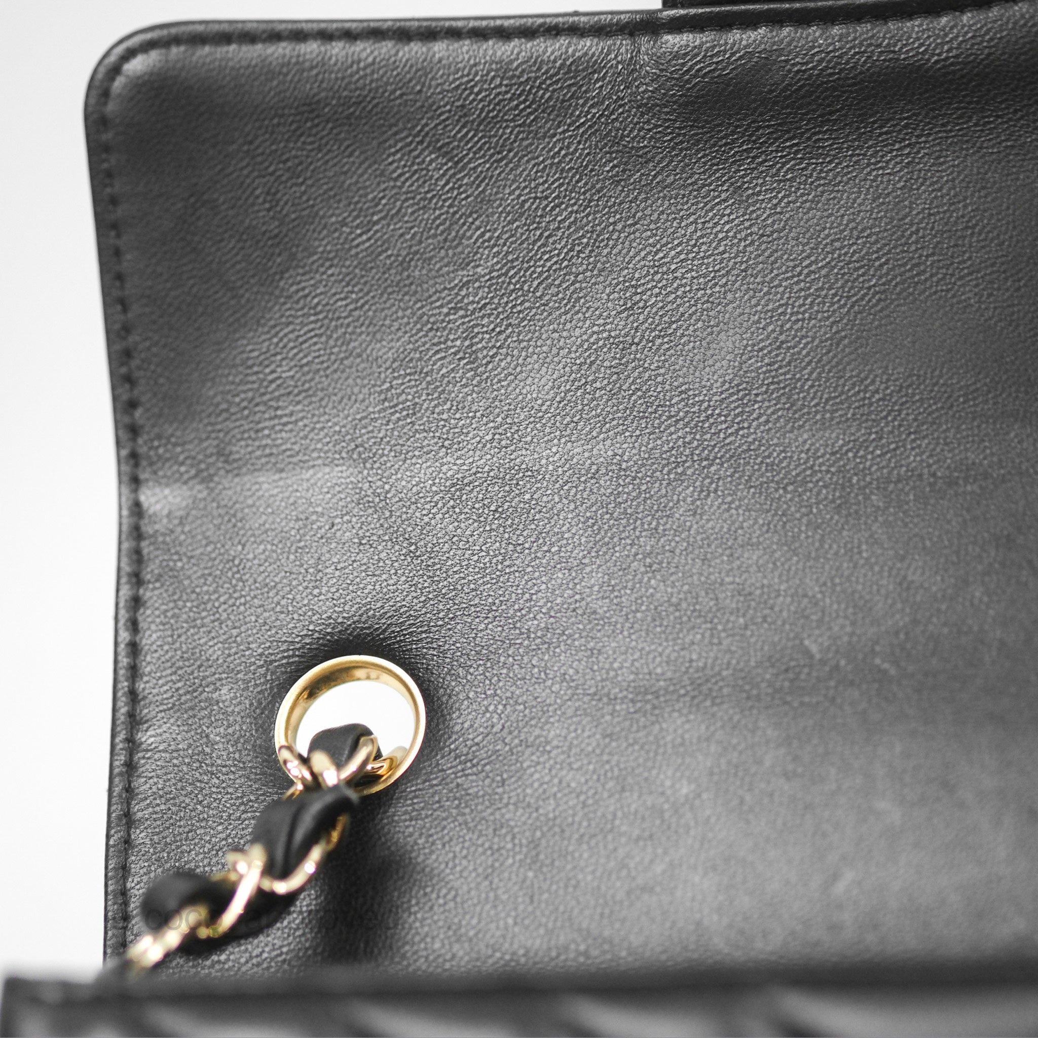 Chanel Chevron Mini Rectangular Flap Bag in Black Lambskin Leather with Gold Hardware - Luxury Crossbody Purse for Women, Perfect for Evening Events & Date Nights
