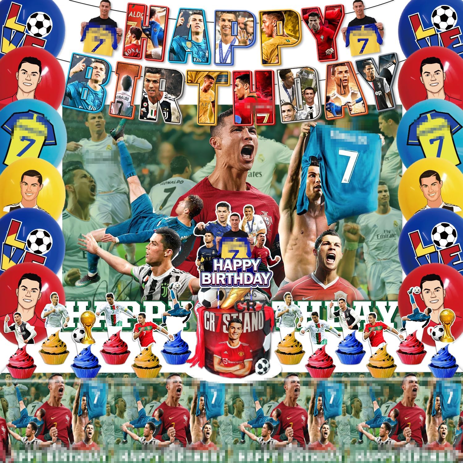 Best Soccer Party Decorations - Soccer Theme Birthday Supplies for Boys, Girls & Soccer Fans - Perfect for Birthday Parties, Game Nights & Sports Events