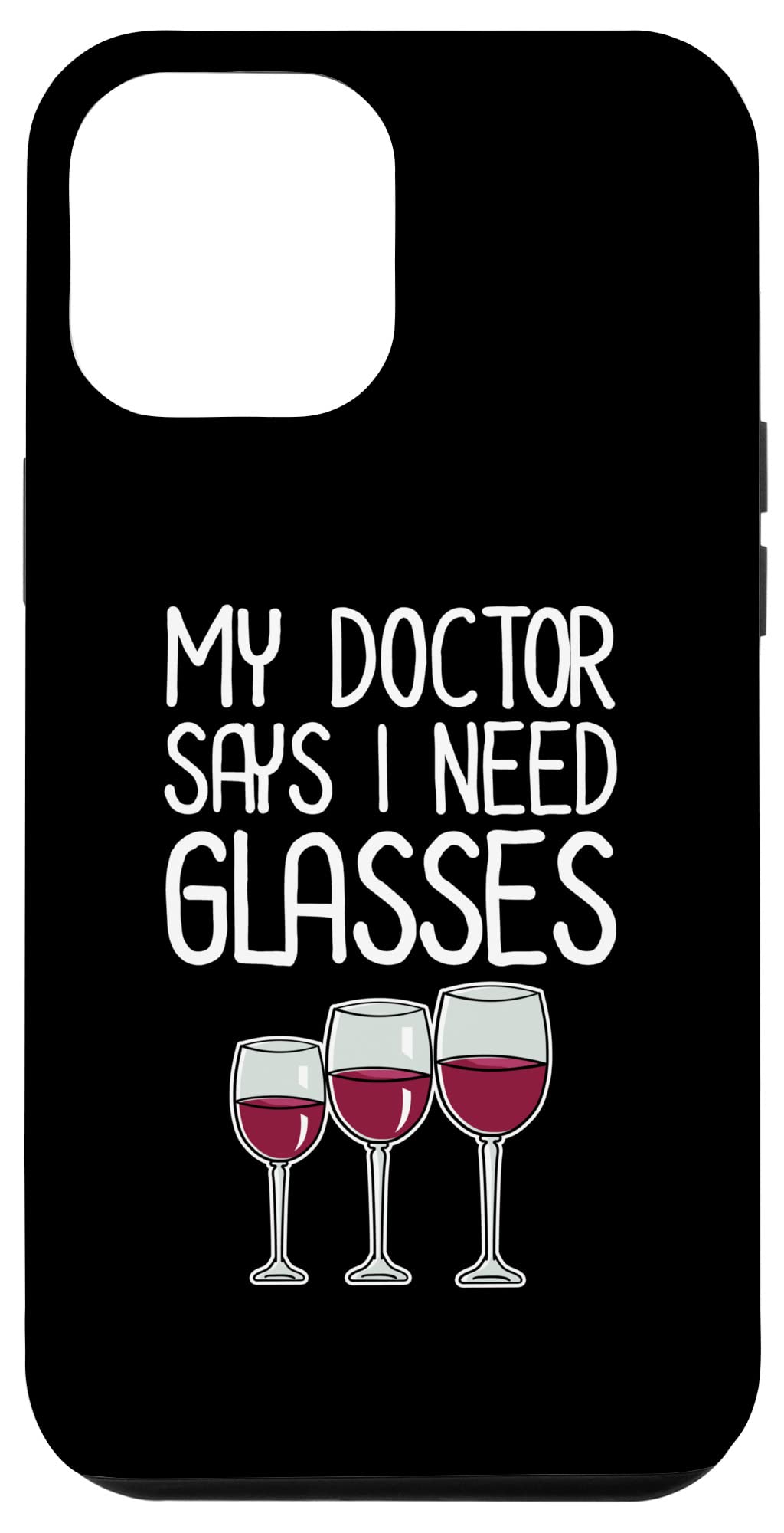 iPhone 12 Pro Max Case - Funny Wine Lover Design 