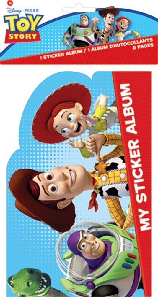 SandyLion Toy Story Sticker Album for Kids - Collectible Disney Pixar Stickers - Perfect for Scrapbooking, School Projects & Party Favors