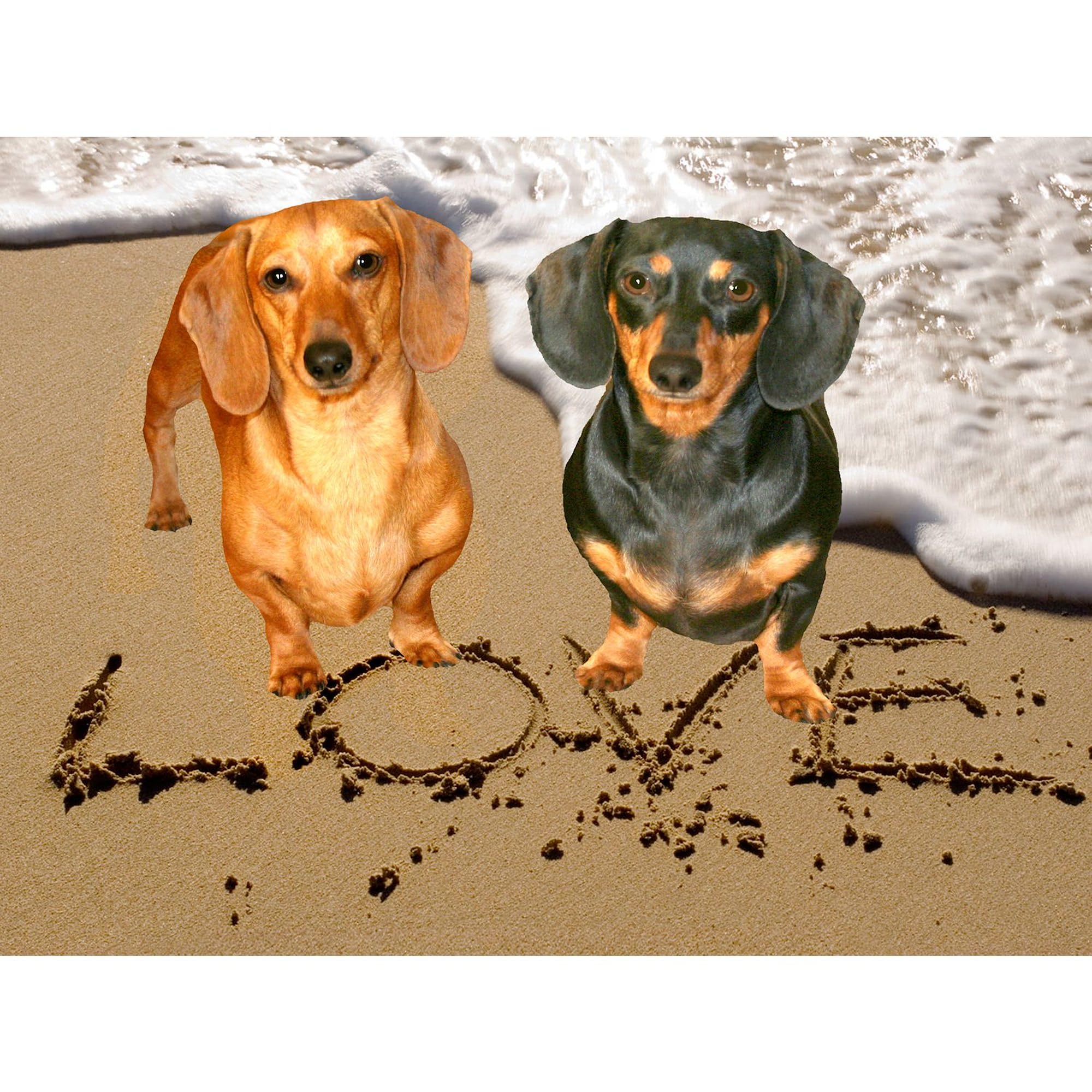 Love Oval Car Bumper Sticker - Perfect for Cars & Laptops