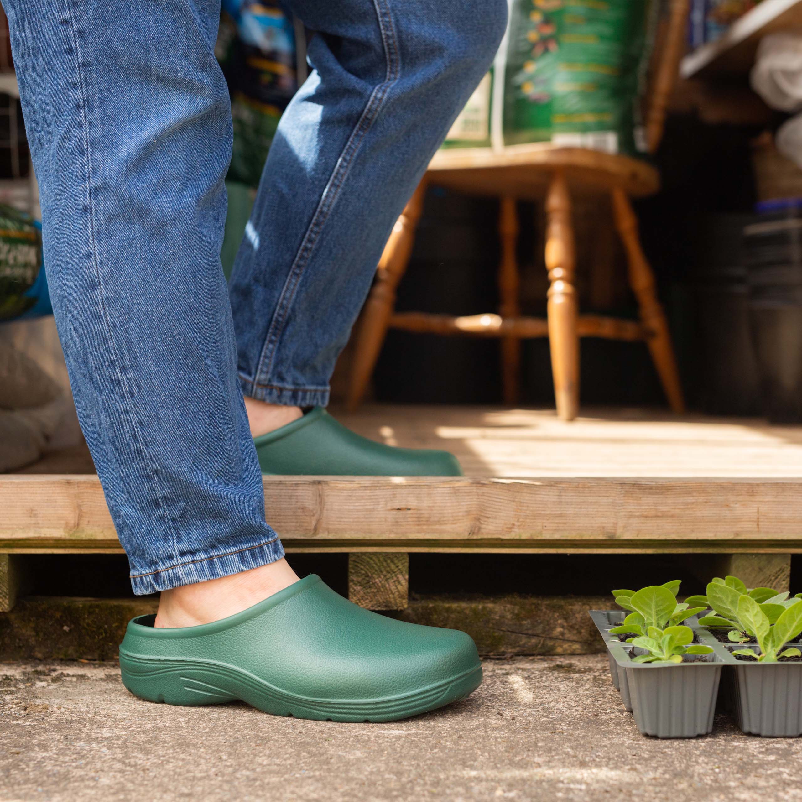 Men's Lorton Garden & Work Clogs - Comfortable Slip-Resistant Outdoor Shoes for Gardening, Landscaping & Yard Work