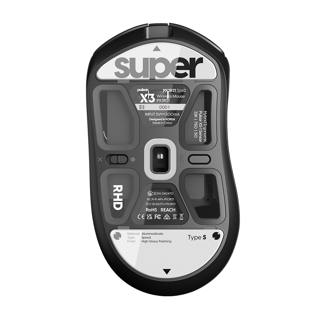 Superglide (Type S) Skateboard Bearings for X3 Series - High Speed & Smooth Ride for Street & Park Skating