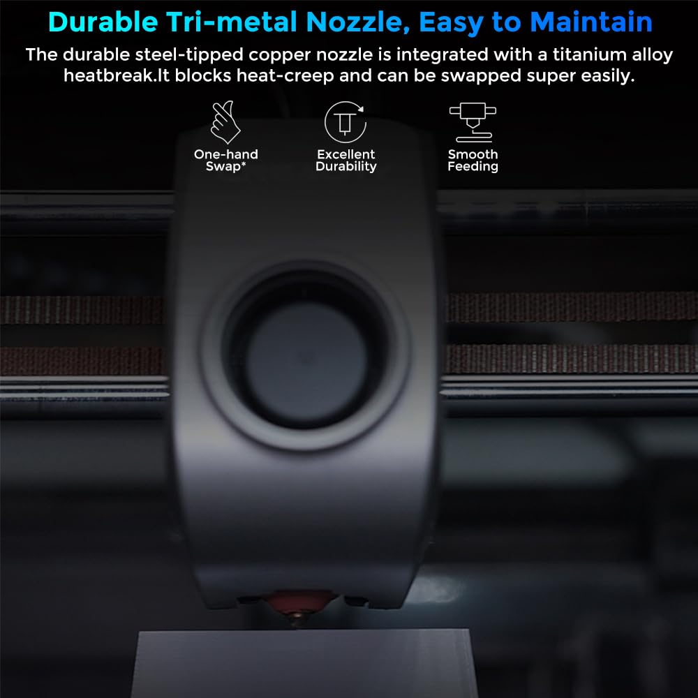 Creality K1 SE 3D Printer - 600mm/s High-Speed CoreXY with Auto Leveling & Z-Offset | 300℃ Dual-Gear Direct Extruder | Full Metal Die-Cast Frame | 8.66x8.66x9.84in Build Volume | Perfect for Rapid Prototyping, DIY Projects & Home Manufacturing