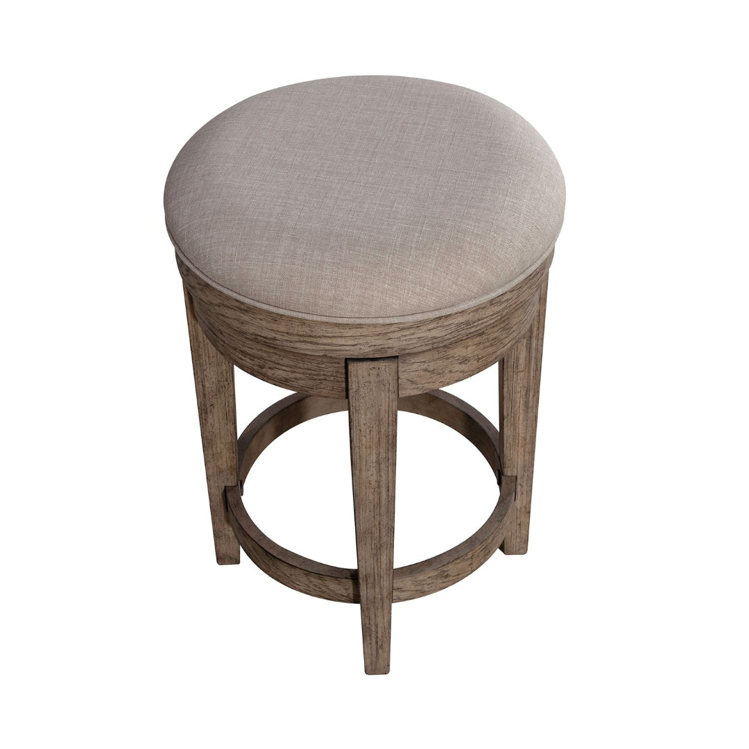 Modern City Scape Swivel Bar Stool - Adjustable Height Counter Stool for Kitchen Island, Breakfast Bar & Home Decor - Comfortable 360° Rotating Seat with Back Support