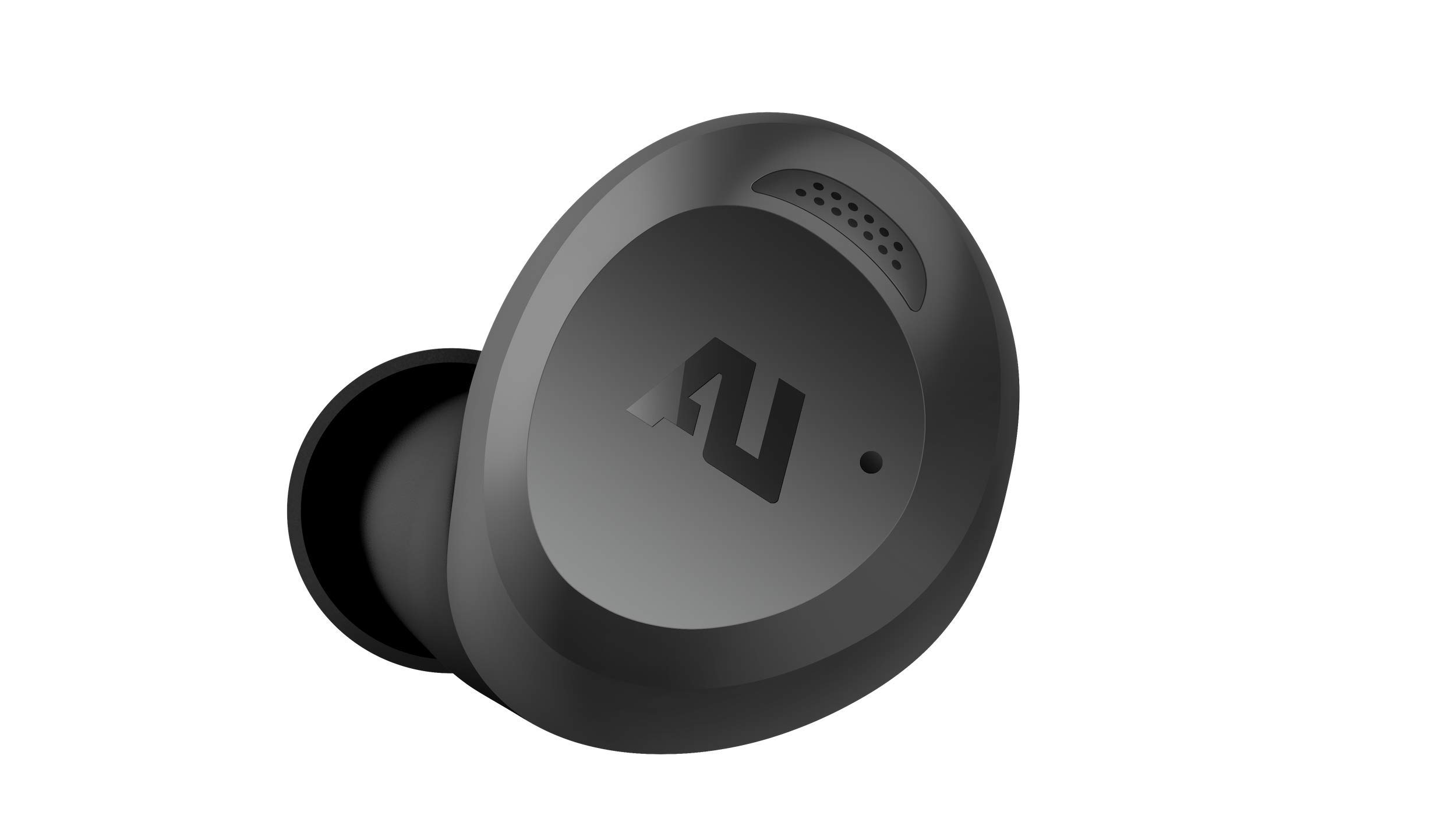 ausounds AU-Stream Hybrid Bluetooth True Wireless Earbuds with Active Noise Cancellation | Touch Controls, Wireless Charging Case & Premium Dynamic Drivers | Gray | Perfect for Commuting, Workouts & Travel