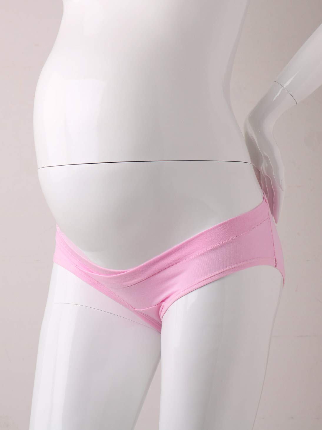 **Kaerm Women's Maternity Panties - Soft Cotton Under Bump Briefs for Pregnancy Comfort | Perfect for Everyday Wear & Postpartum Recovery**