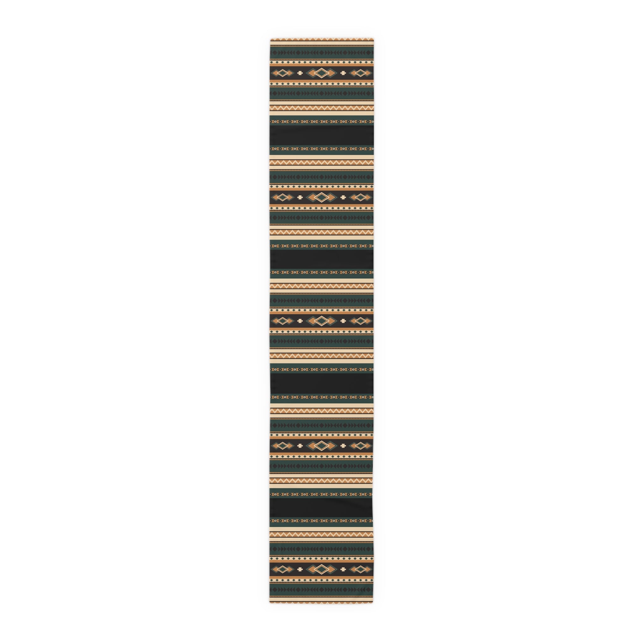 Southwestern Table Runner - Cotton or Polyester, 2 Sizes (36x12 & 72x14 inches) with Rolling Hills Design - Perfect for Dining Room Decor, Kitchen Table Setting & Western Home Decor