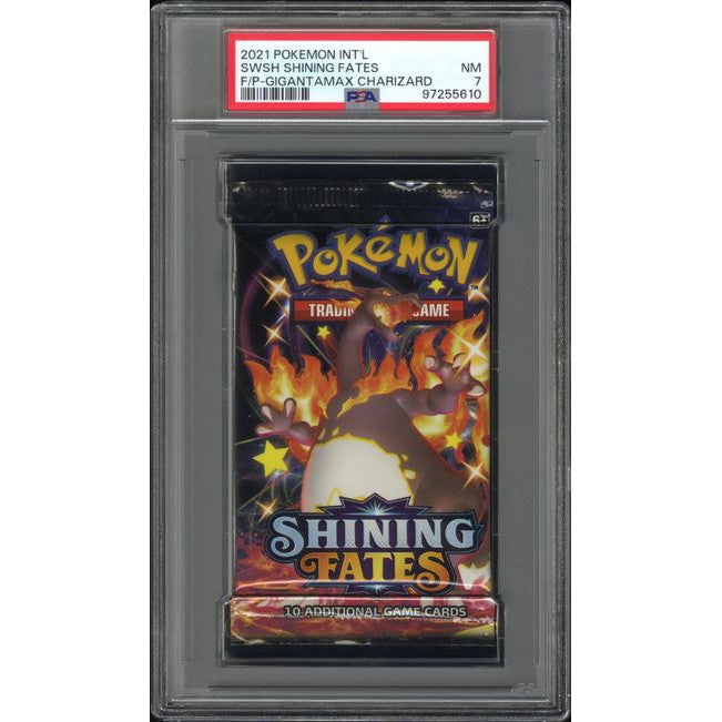 2021 Pokemon International SWSH Shining Fates Gigantamax Charizard PSA 7 - Rare Trading Card for Collectors & Battles