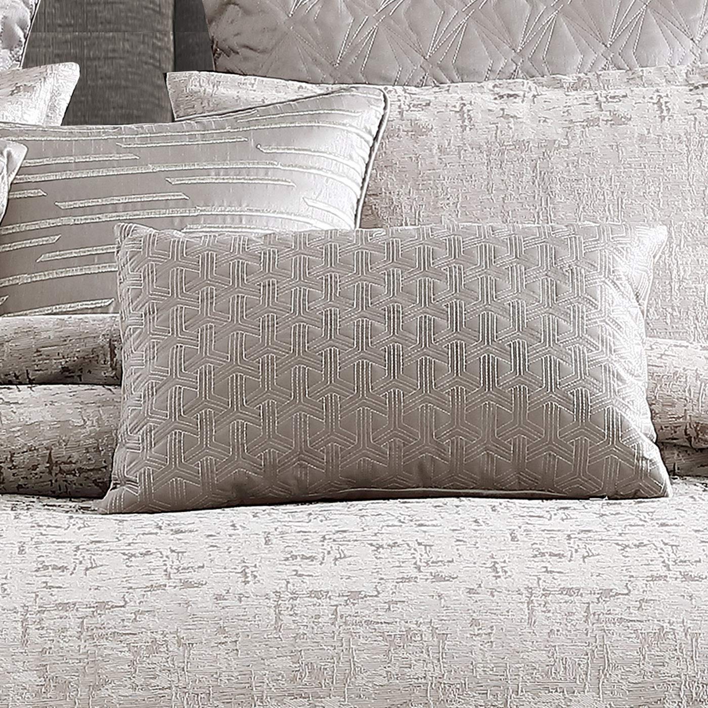 Riverbrook Home 100% Polyester Queen Size Comforter Set - 9 Piece Bedding Set in Genoa Gray | Soft & Breathable All-Season Duvet Cover for Cozy Bedroom Decor
