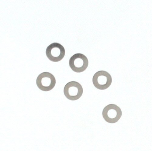 Redcat Racing Washer 2x6x0.5mm - Durable Metal Flat Washers for RC Cars, Trucks & Vehicles - Perfect for Shock Absorbers, Suspension & Engine Mounting Applications