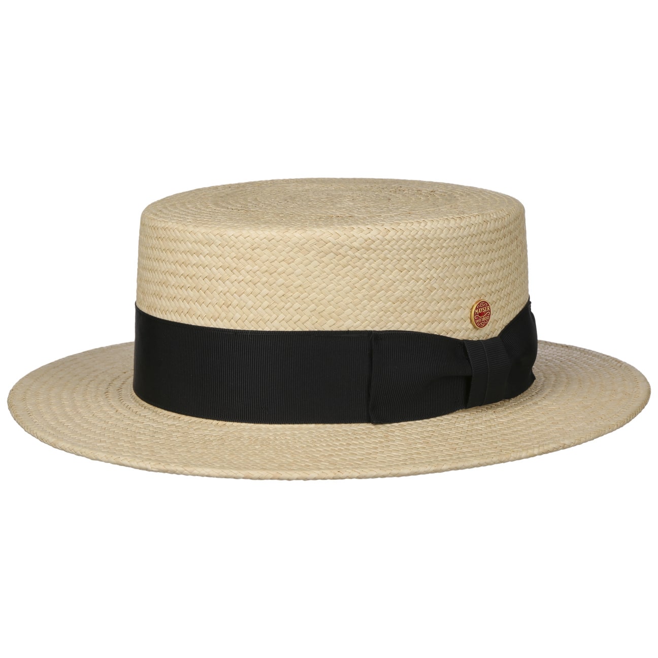 Premium Gondolo Panama Hat by Mayser - Handwoven Straw Fedora for Men & Women - Sun Protection Summer Hat for Beach, Travel & Outdoor Activities