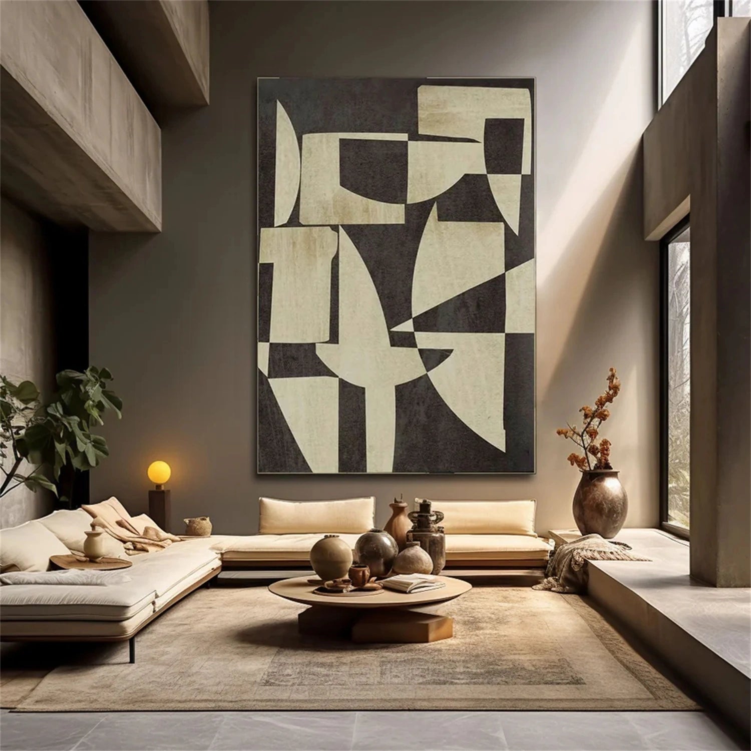 Abstract Tranquility Art Painting #WS212 - Modern Canvas Wall Art for Living Room, Bedroom & Office Decor