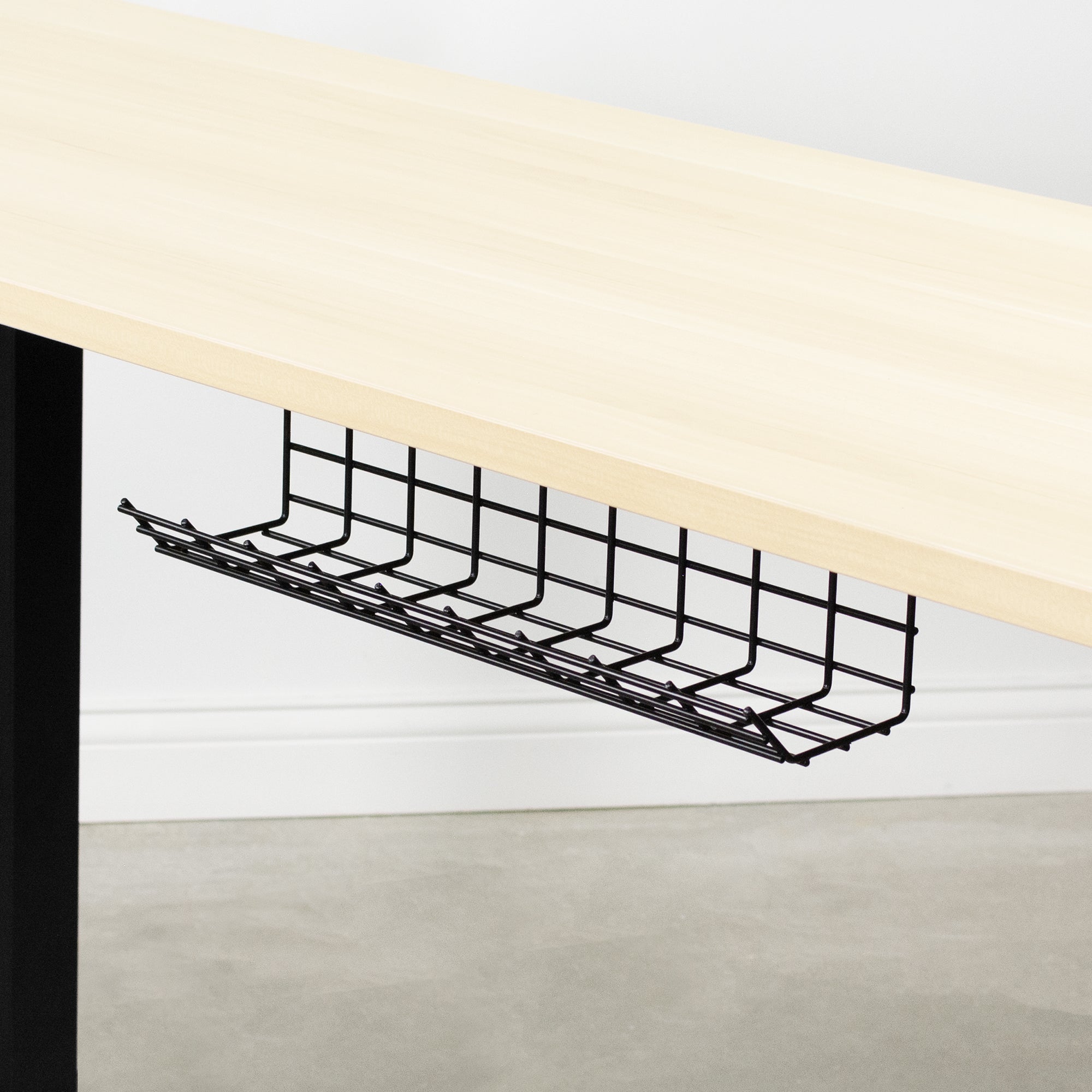 Under Desk Cable Management Rack - Organizer for Computer Wires & Power Cords - Perfect for Home Office & Gaming Setup