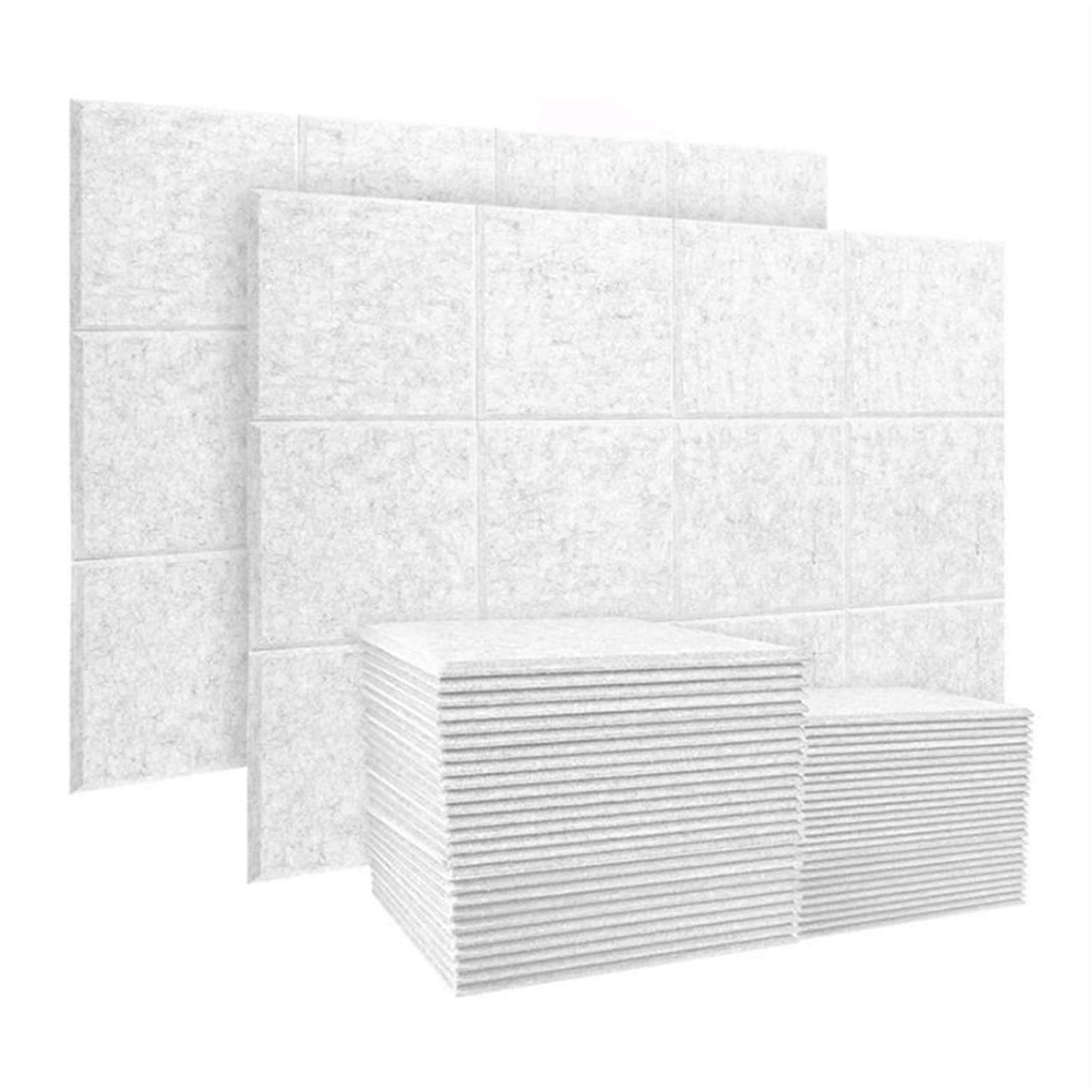 Flyafish Acoustic Foam Panels 20 Pack - Soundproof Wall Panels for Noise Reduction, Studio Sound Dampening Tiles with Beveled Edge - Perfect for Home Theater, Music Studio & Office Soundproofing