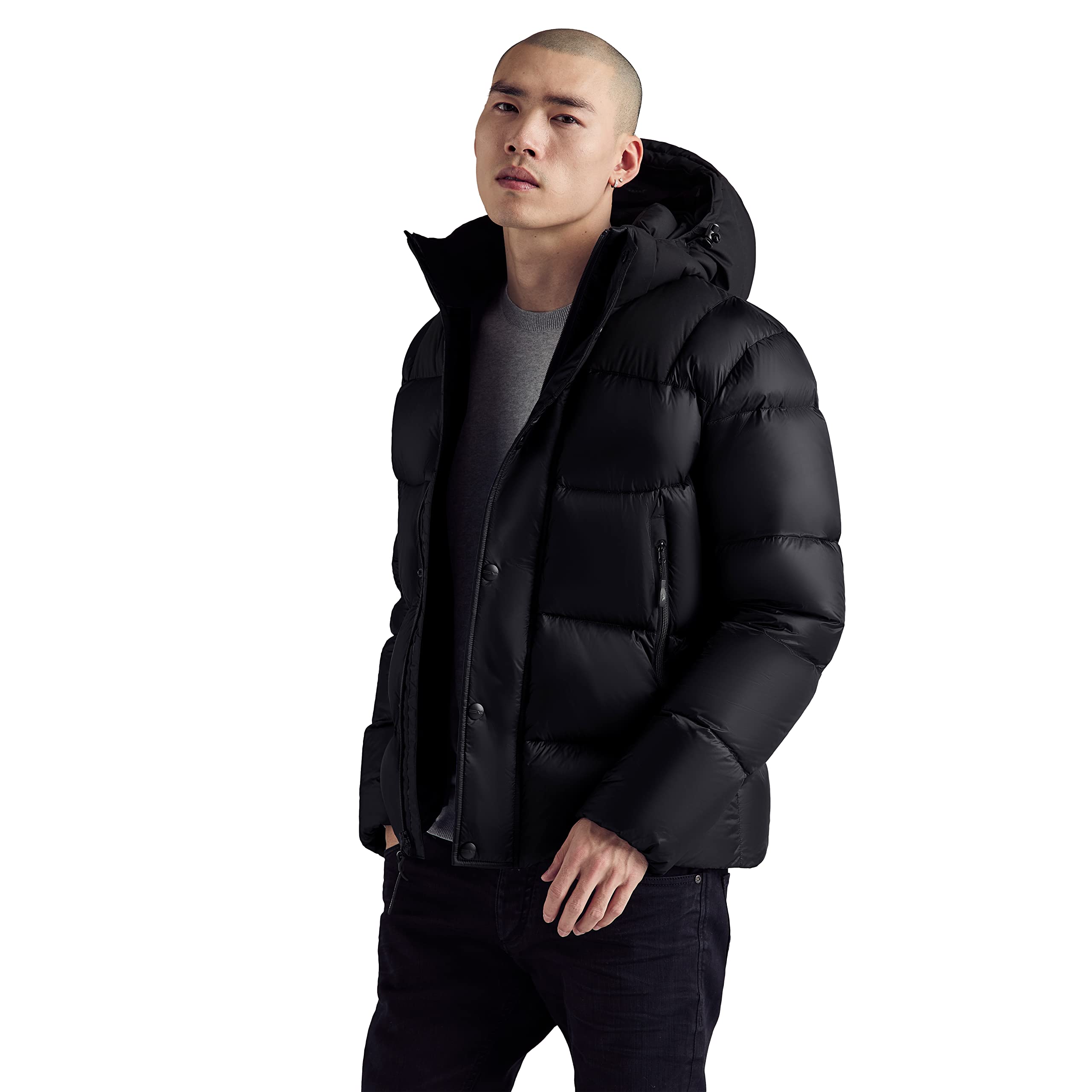 Triple F.A.T. Goose Rockhopper Men's Hooded Puffer Jacket - Winter Down Coat for Men - Warm Insulated Parka for Outdoor Activities, Skiing & Daily Wear
