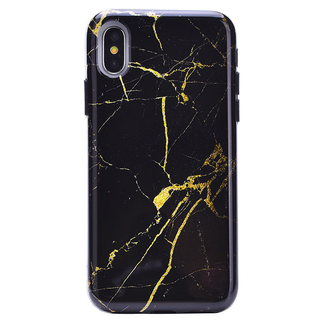 Elegant Black & Gold Marble iPhone Case - Premium Protective Cover for iPhone [Model Numbers] | Slim Fit, Shockproof, Scratch-Resistant | Perfect for Everyday Use, Office, Travel & Special Occasions