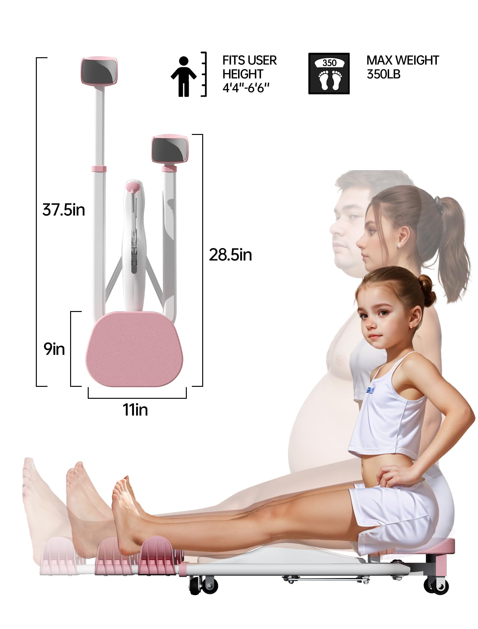 Professional Leg Stretcher & Split Machine for Flexibility Training - Perfect for Ballet, Cheerleading, Gymnastics & Dance | Home Gym Equipment for Stretching Exercises & Splits Practice