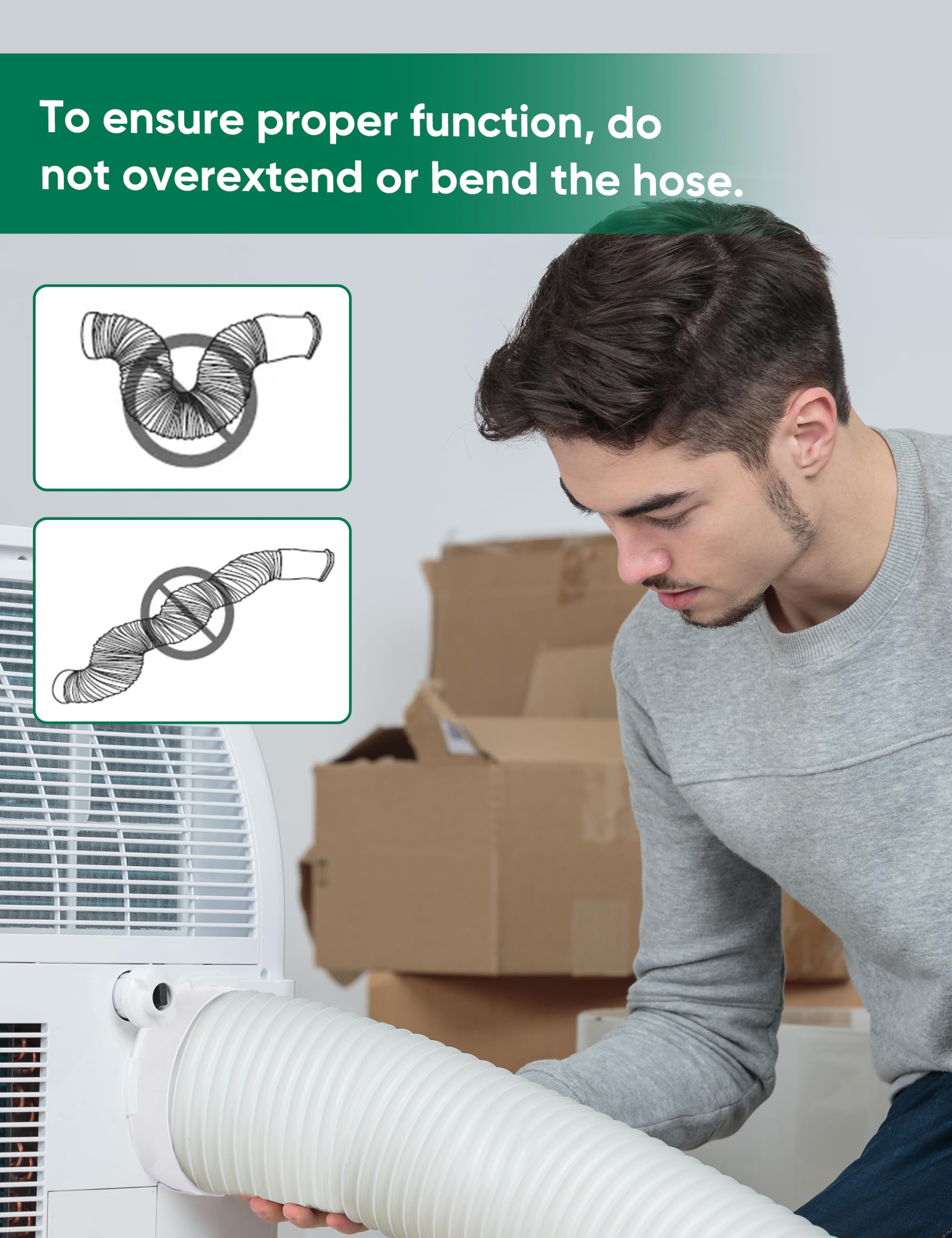 Universal AC Exhaust Hose Kit - 5.9