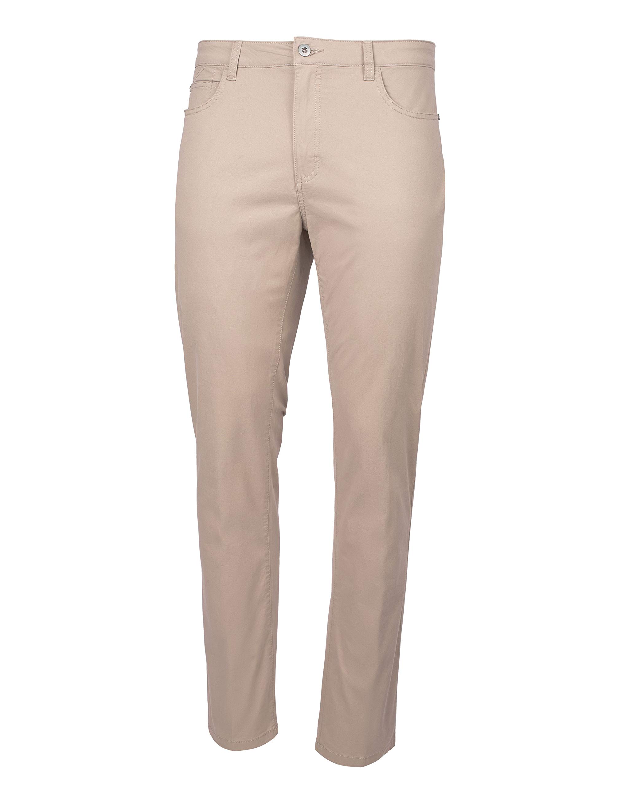 Cutter & Buck Men's Big & Tall Voyager Chino Pants - Comfortable Stretch Travel & Work Pants for Business Casual & Office Wear