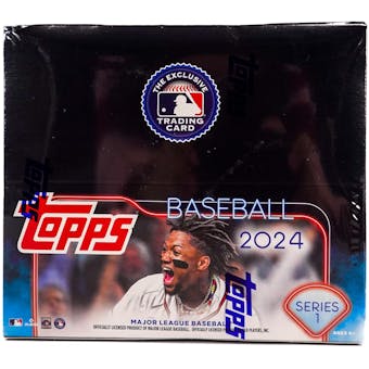 2024 Topps Series 1 Baseball Cards - 20 Pack Retail Box | Complete Set for Collectors & Fans | Perfect for Trading, Gifting & Display