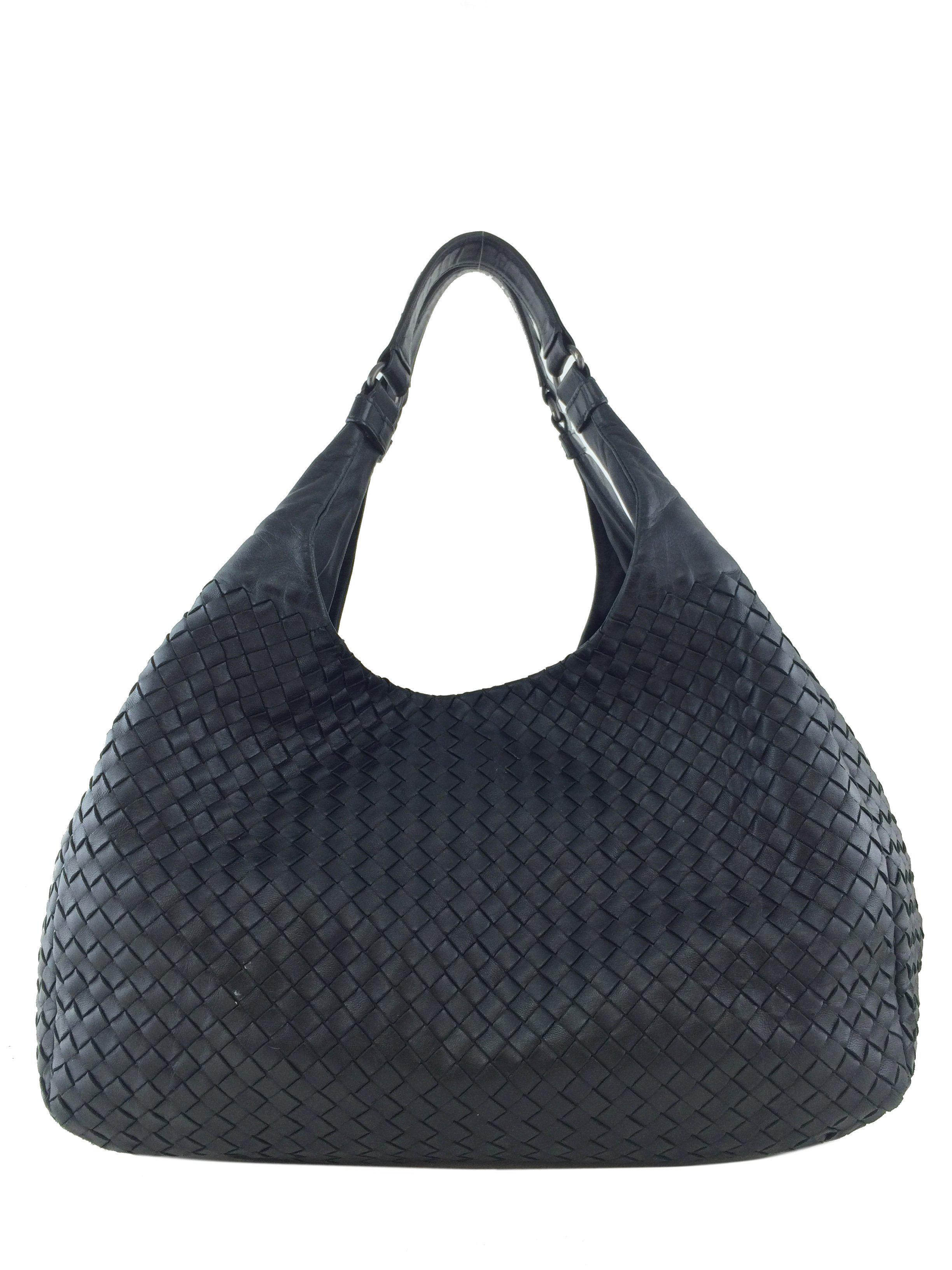 Bottega Veneta Intrecciato Nappa Leather Large Campana Shoulder Bag - Luxury Designer Handbag for Women, Perfect for Work, Travel & Evening Events
