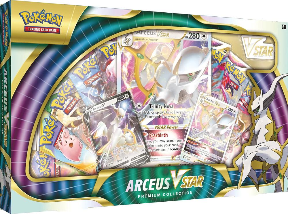 Pokémon TCG Arceus VSTAR Premium Collection Box - Exclusive Cards & Collectibles for Trading Card Game Enthusiasts | Perfect for Battles, Gifts & Display