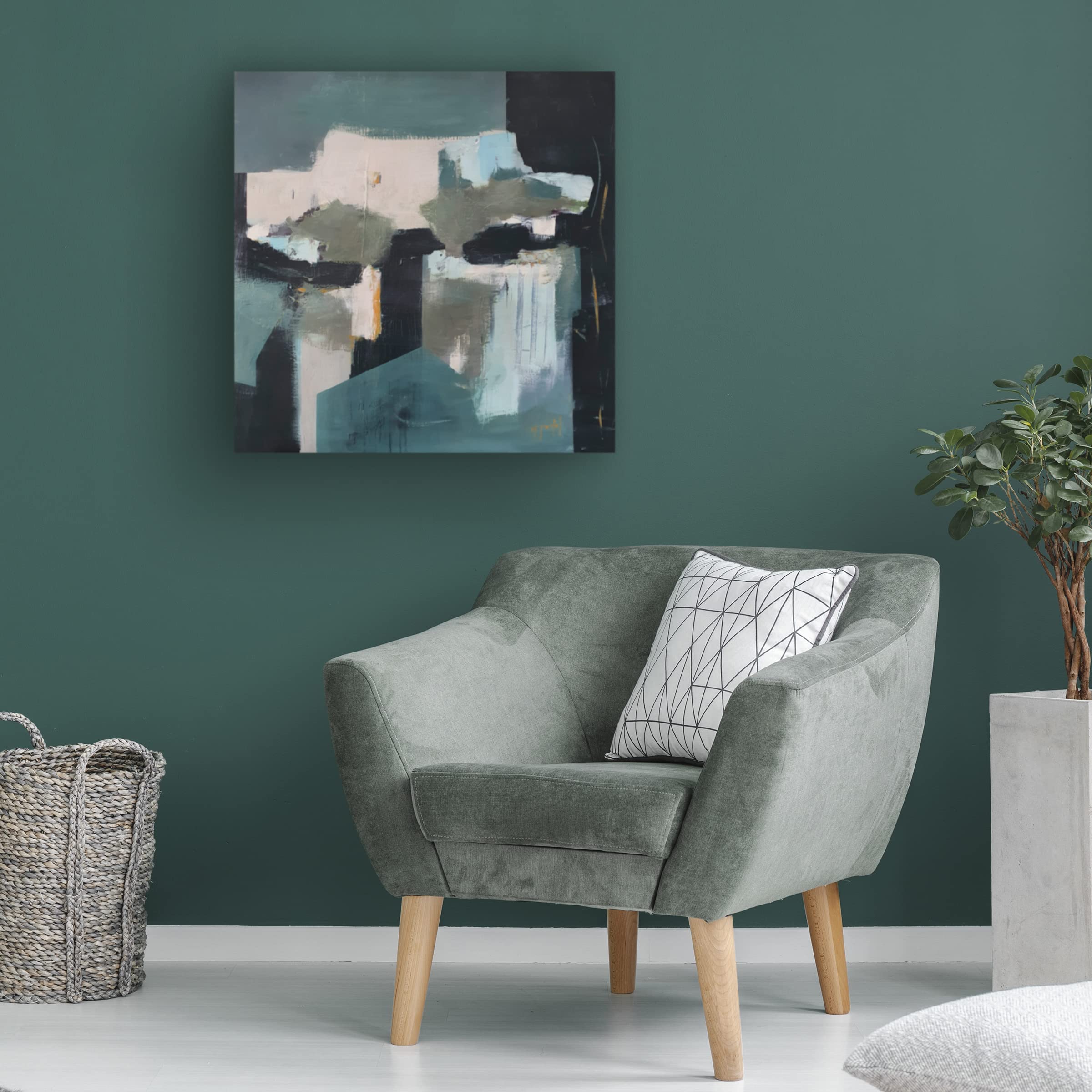 Fanou Montel 'There Is Always A Light Somewhere' Inspirational Canvas Wall Art - Premium Gallery Wrapped Painting for Living Room, Bedroom & Office Decor
