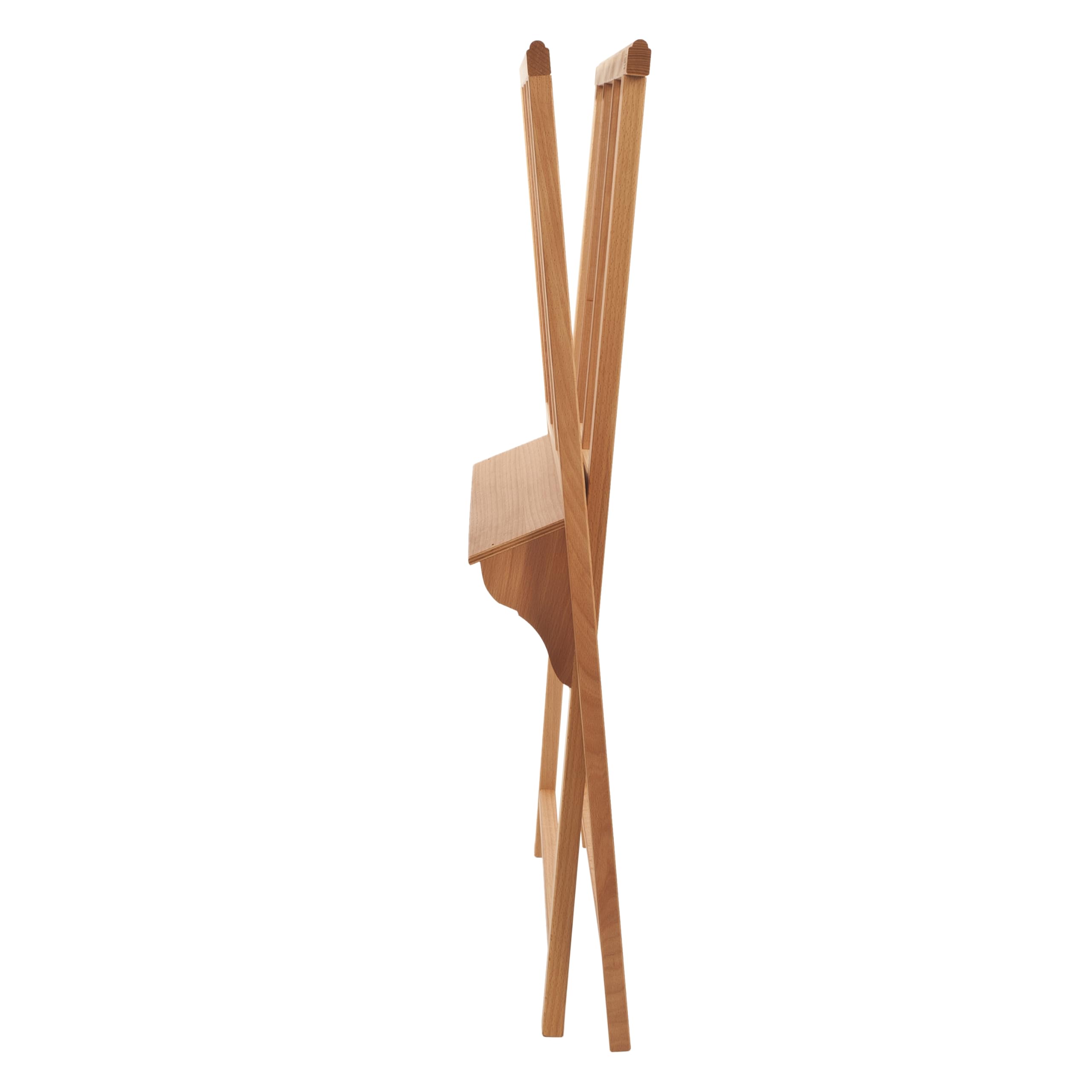 Mabef MBM-38 Natural Wood Print Rack - Perfect for Art Studios, Classrooms & Home Decor Display