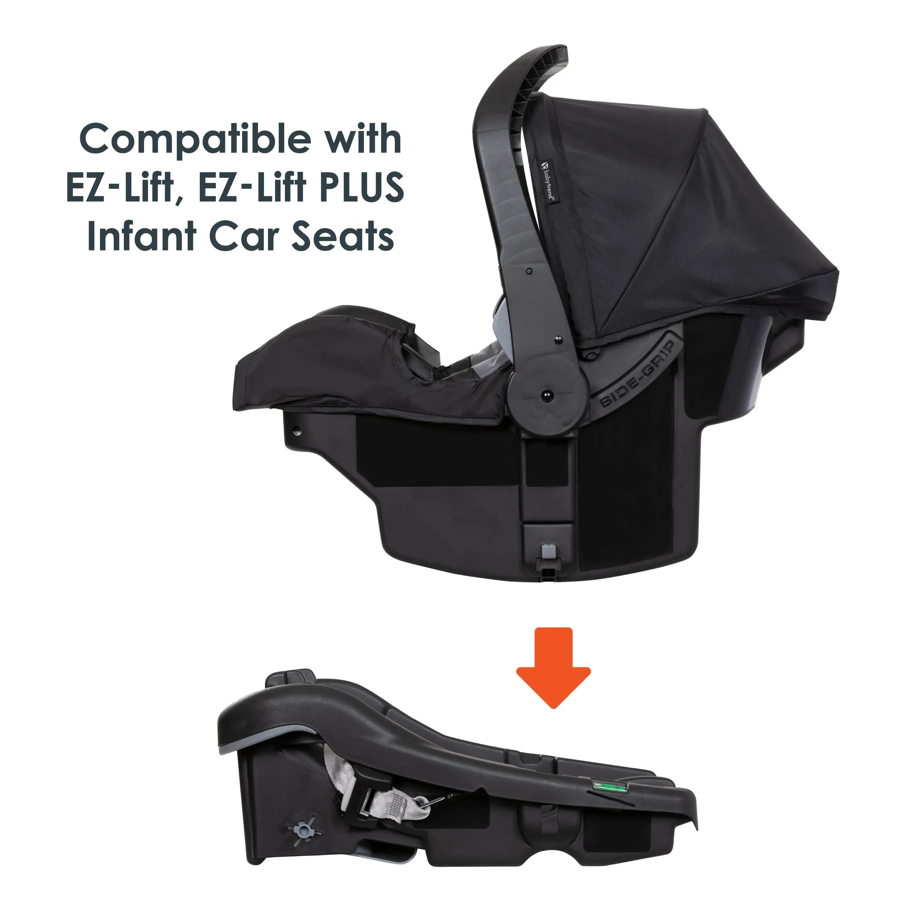 EZ Lift™ PLUS Infant Car Seat Base - Easy Installation Car Seat Base for Babies 0-35 lbs - Compatible with Most Major Brands - Perfect for Travel, Daily Commute & Family Outings