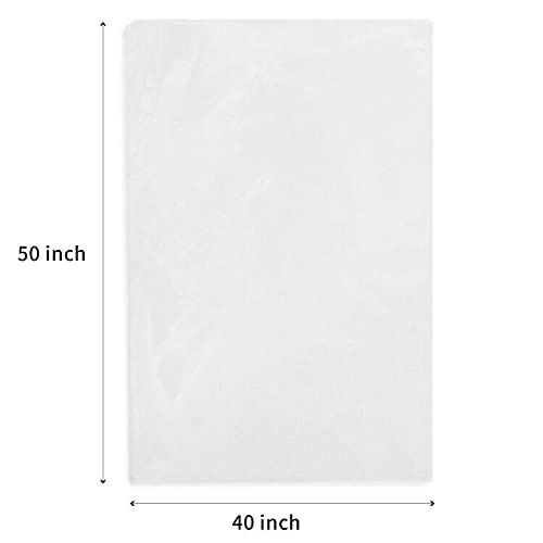 Yotelab Extra Large Cellophane Bags 40x50 Inch - 10Pcs Clear Gift Wrapping Bags for Gift Baskets, Party Favors & Wedding Decorations - Perfect for Gift Packaging, Flower Arrangements & Event Displays