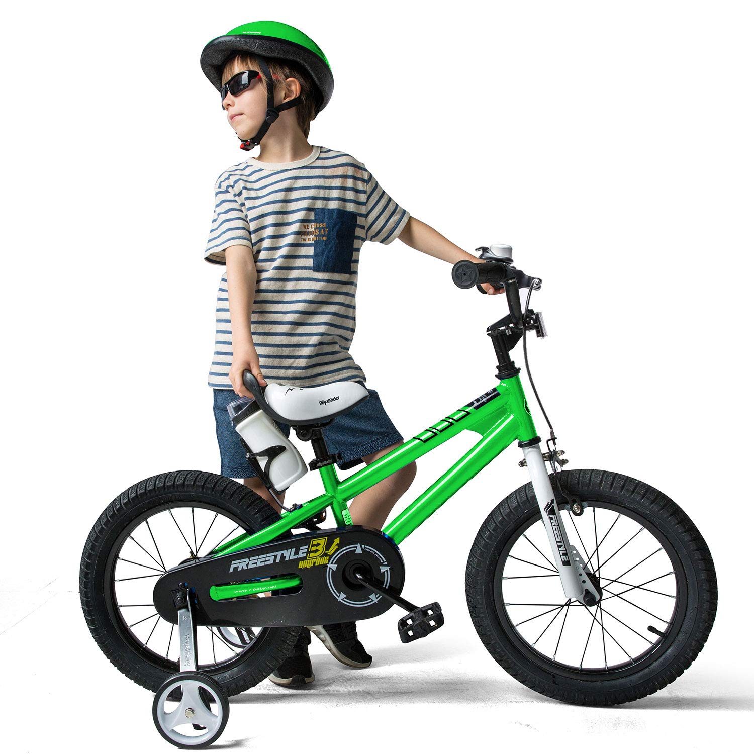 RoyalBaby Kids Bike - 12-18 Inch Freestyle Training Bicycle for Toddlers to Big Kids | Easy Balance to Pedal Learning | Perfect for Backyard Riding, Park Adventures & Neighborhood Fun