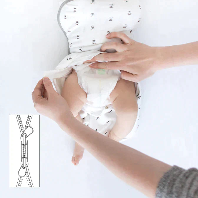 Omni Swaddle Sack Gray - Soft Baby Swaddle Wrap with Cute Animal Face (BGB 0016) for Newborns & Infants - Perfect for Sleeping, Swaddling & Soothing