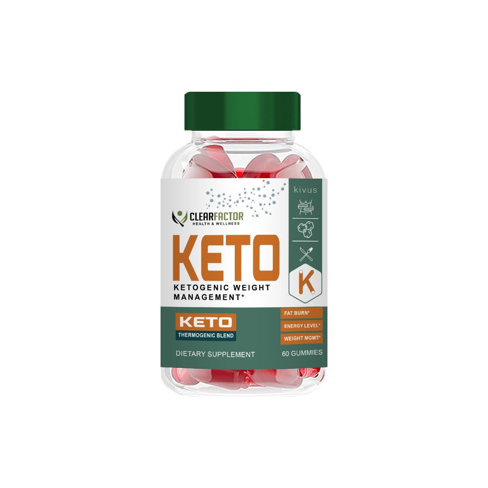Kivus Clear Factor Gummies - Keto-Friendly Health & Wellness Supplement (60 Count) - Supports Ketosis & Weight Management for Active Lifestyles