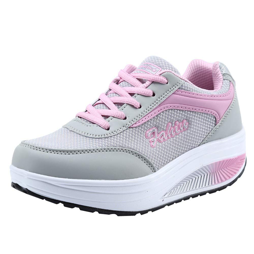 Breathable Mesh Women's Fashion Sneakers - Lightweight Soft Sole Winter Sports Shoes for Running, Walking & Gym Workouts