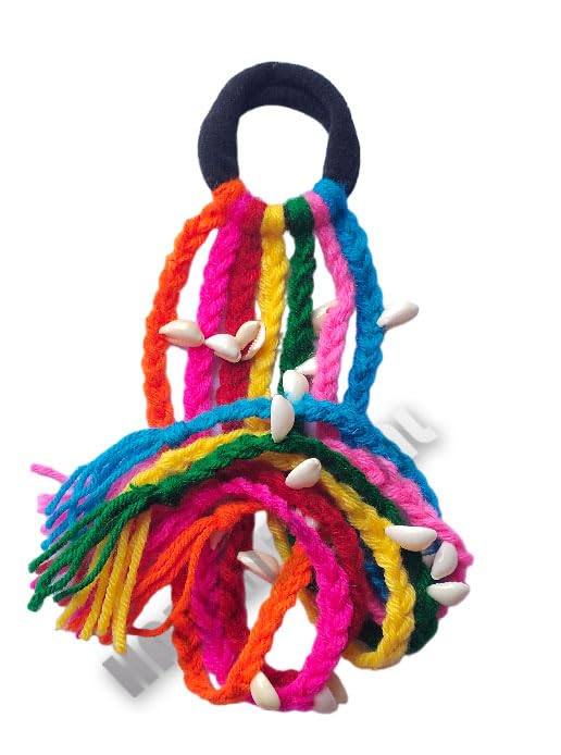HARSHITANJAL® Boho Hair Braids with Rubber Bands - DIY Hair Accessories for Women & Girls | Perfect for Parties, Weddings & Everyday Stylish Looks
