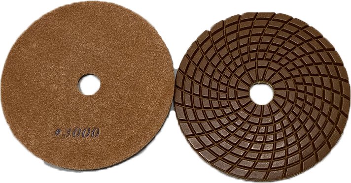 4-Inch Diamond Polishing Pads for Granite, Marble, Concrete - Wet/Dry Use - Professional Grade Stone Restoration Tools - Perfect for Countertops, Floors & DIY Projects