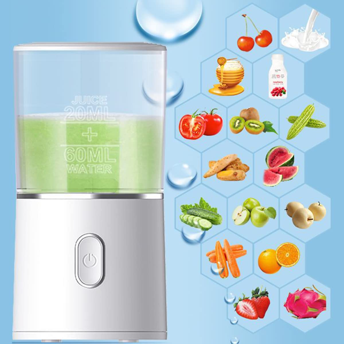 USB Rechargeable DIY Automatic Facial Mask Maker Machine - Multi-Function for Natural Fruit, Vegetable & Collagen Cream Masks | Home Spa & Beauty Care Device for Glowing Skin