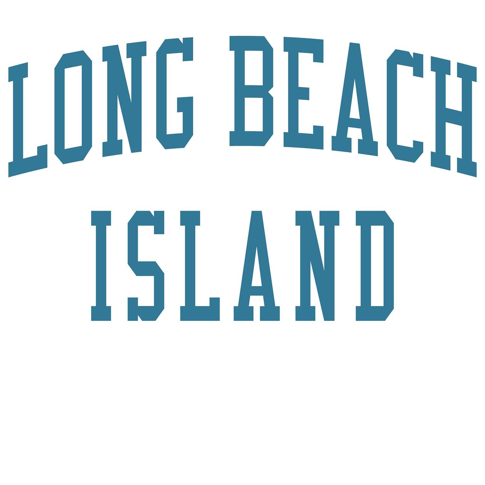 Long Beach Island New Jersey NJ Blue Sweatshirt - Classic Crew Neck Lightweight Pullover for Men & Women | Perfect for Casual Wear, Beach Trips & Coastal Lifestyle