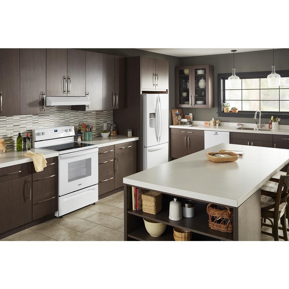 Amana WVU17UC0JW 30-Inch Stainless Steel Range Hood with Full Width Grease Filters - Perfect for Kitchen Ventilation & Smoke Removal