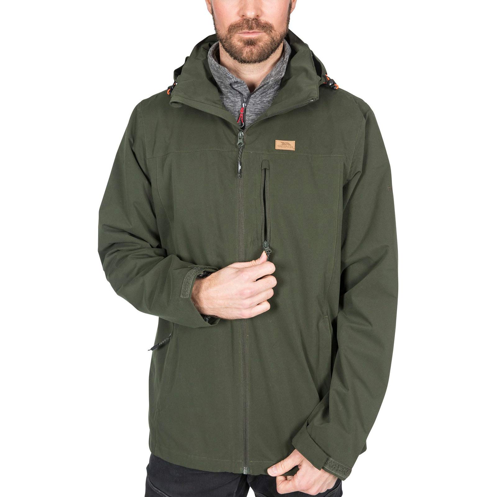 Men's Waterproof Jacket - Lightweight Windproof Raincoat for Outdoor Hiking & Travel | All-Weather Protection