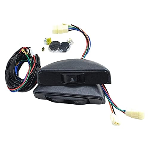 12V Universal Power Window Switch Kit for Cars - Black & Red Automotive Window Switch Replacement (Fits Most Vehicles) - Easy DIY Installation for Smooth Window Operation