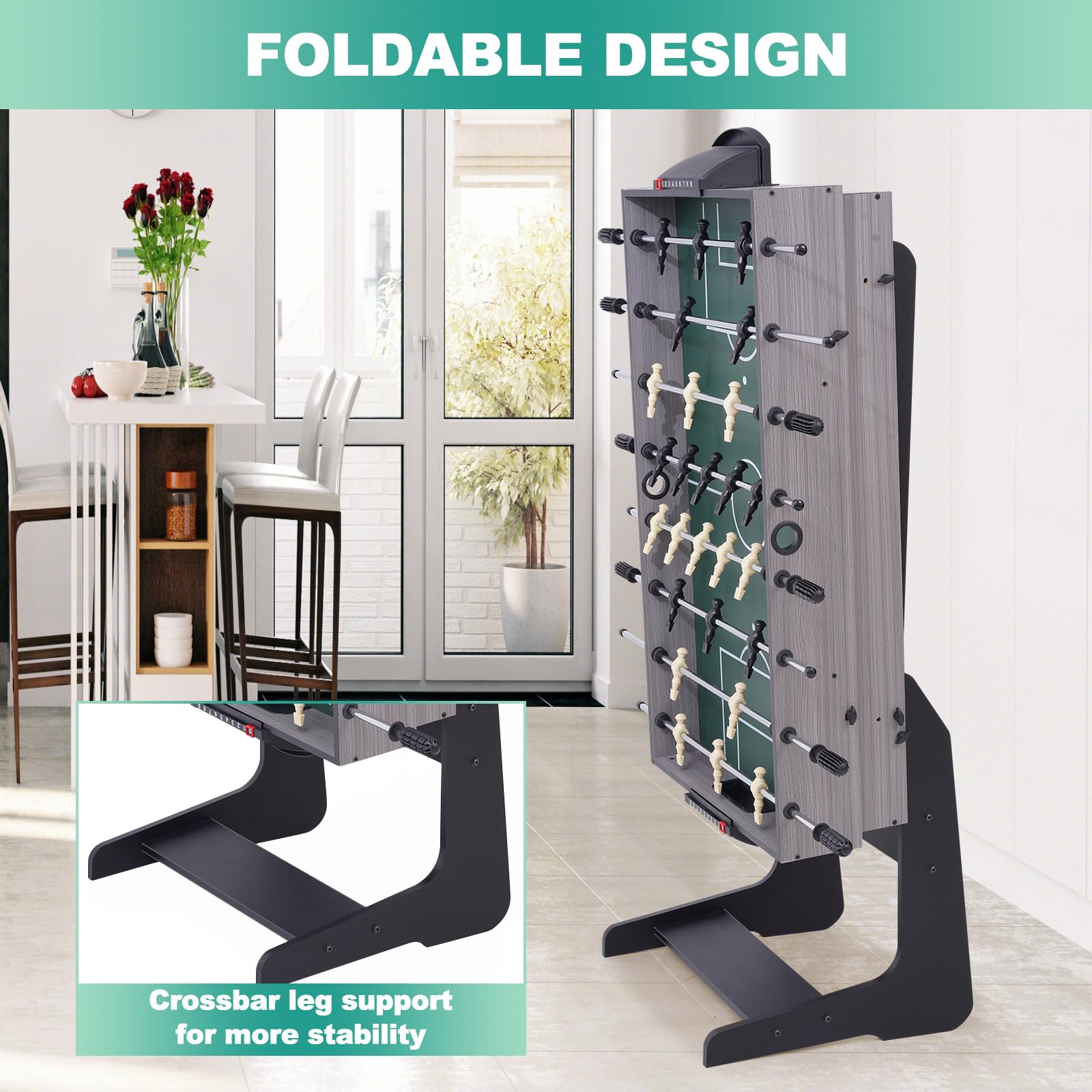 4-in-1 Multi Game Table for Adults - 54