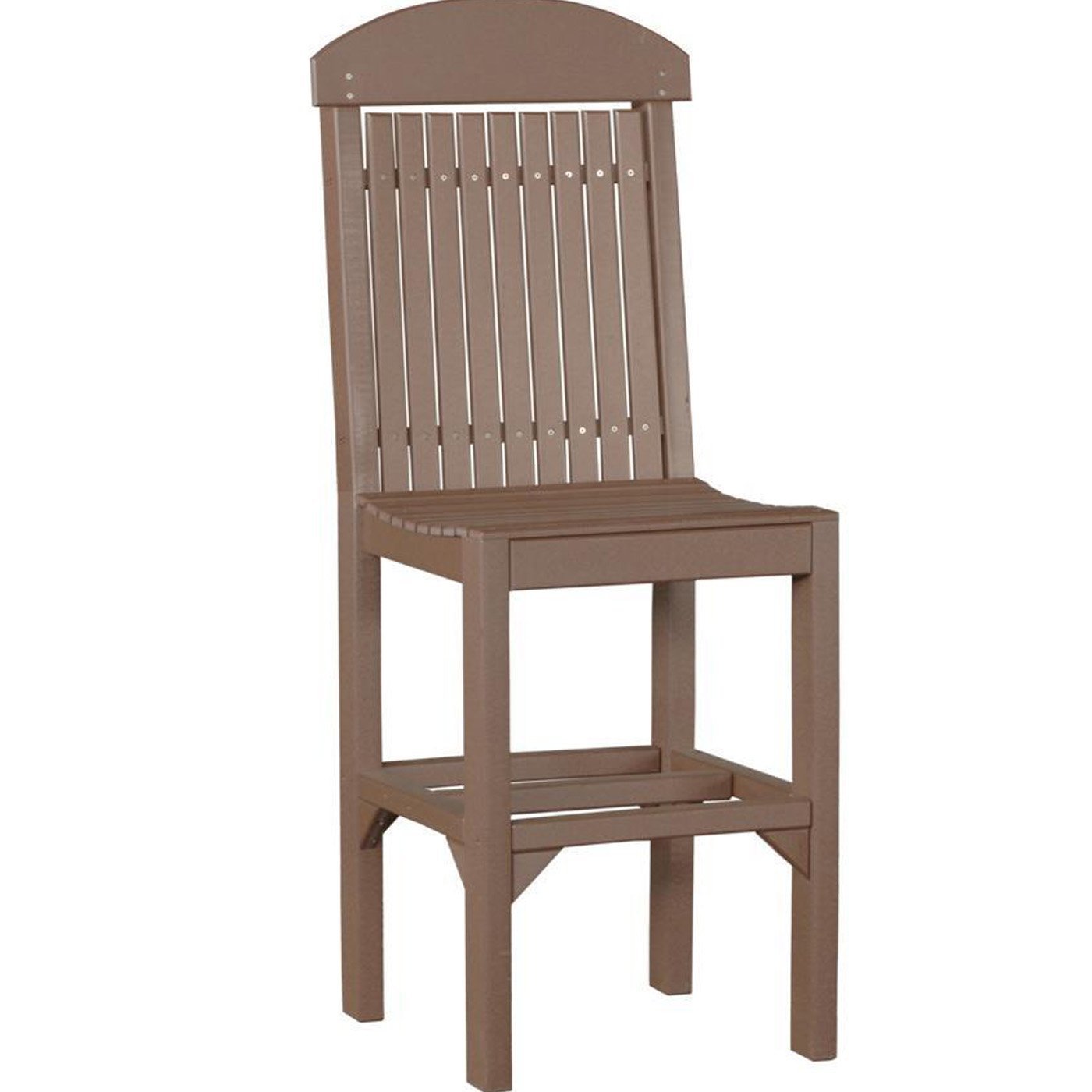 Eco-Friendly Recycled Plastic Outdoor Chair with Cup Holder - Durable Patio Furniture for Garden, Poolside, and Backyard Relaxation