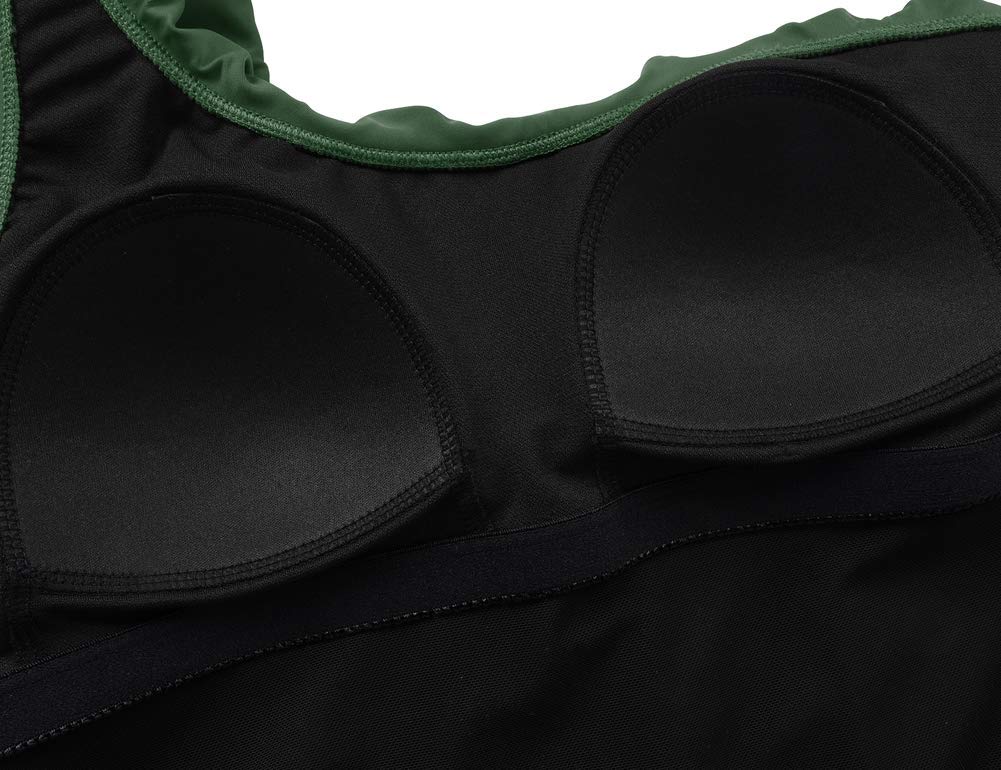 Hilor Women's One Shoulder Asymmetric One Piece Swimsuit - Ruffled Bathing Suit for Beach, Pool & Vacation | Sexy Monokini for Summer Swimwear