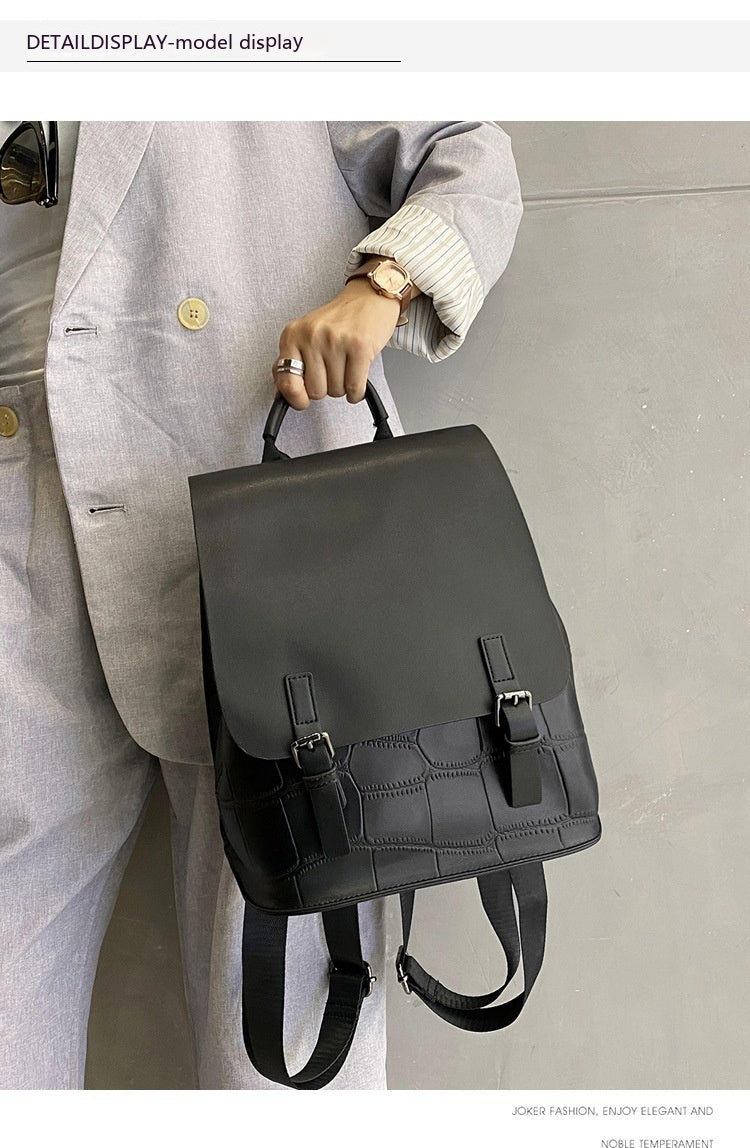 Genuine Leather Women's Cowhide Backpack - Stylish & Durable for Work, Travel & Everyday Use