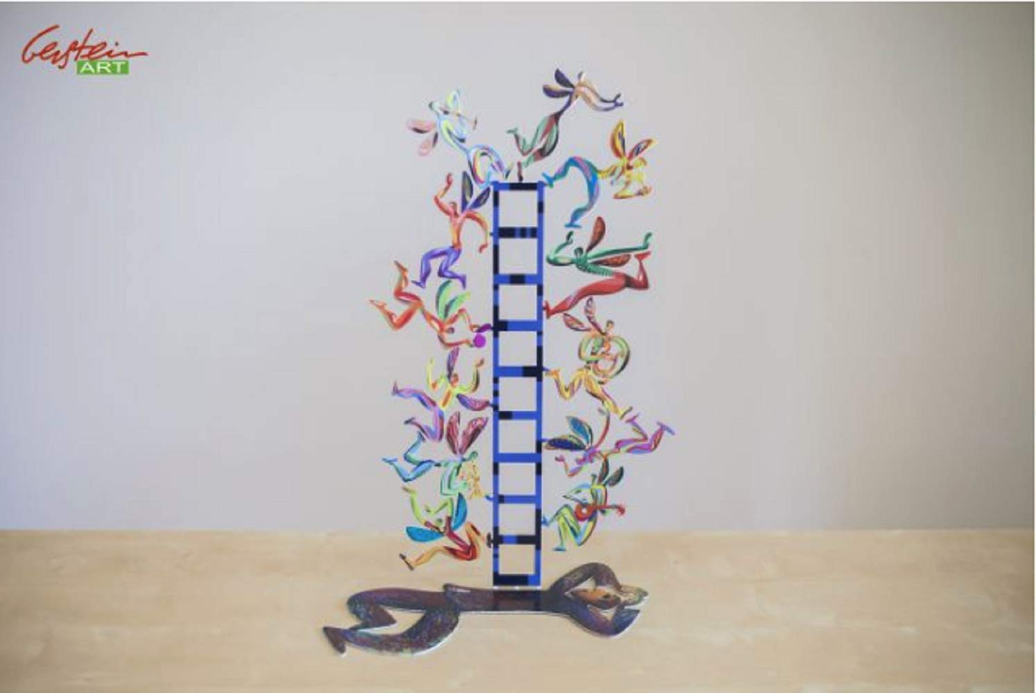 Jacob's Ladder by David Gerstein - Modern Metal Wall Art Sculpture for Home & Office Decor | Unique Gift Idea for Art Lovers